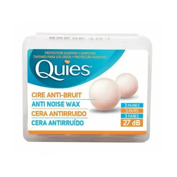 Boules de cire naturelle 3 paires – Quies