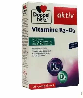 AKTIV Vitamine K2+D3 30 Comprimes