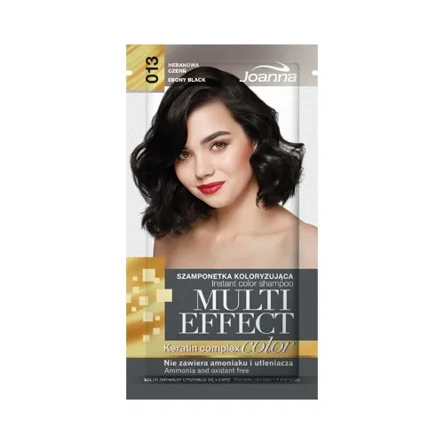 Shampoing colorant - Joanna Multi Effect Keratin Complex - ref 013 ebony black