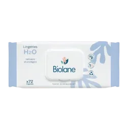 BIOLANE - LINGETTES BEBE H2O 72 PIECES