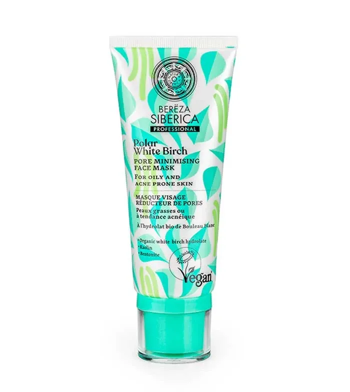 Masque visage réducteur des pores - Natura Siberica Bereza - 100ml