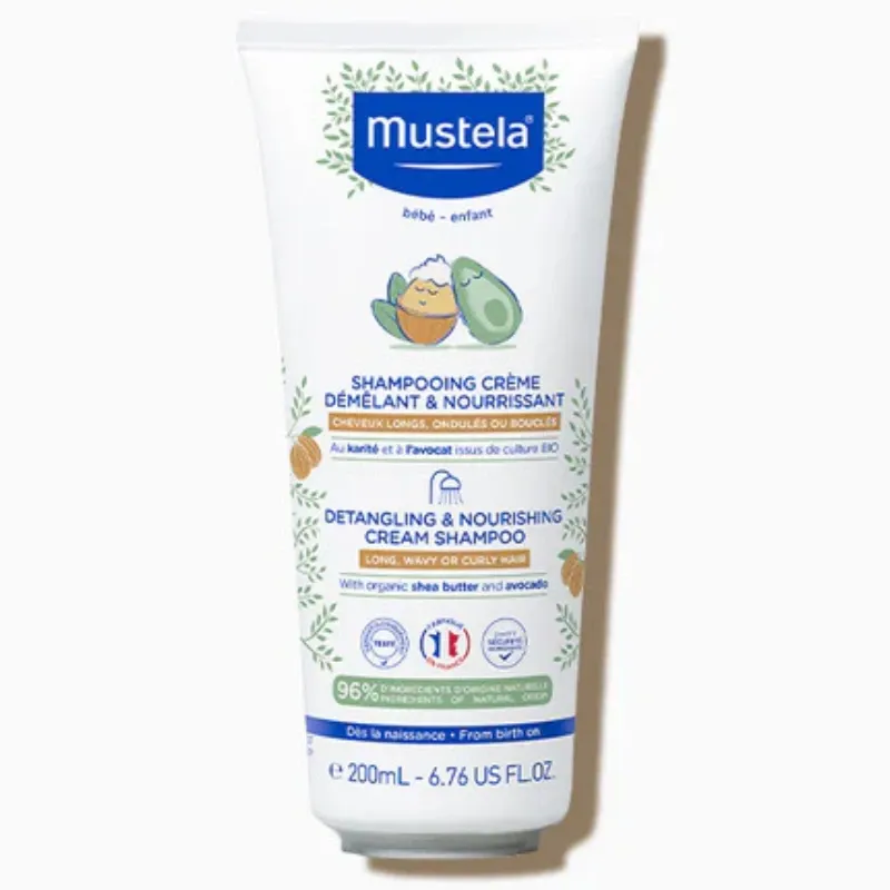 Mustela Shampoing Crème Démêlant et Nourrissant 200 mL