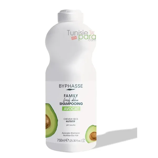BYPHASSE FRESH FAMILY SHAMPOING AVOCAT 750 ml