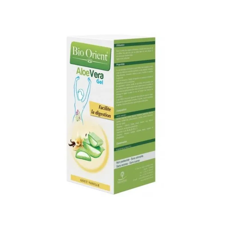 BIO Orient Gel Aloe Vera Goût Vanille 250 mL