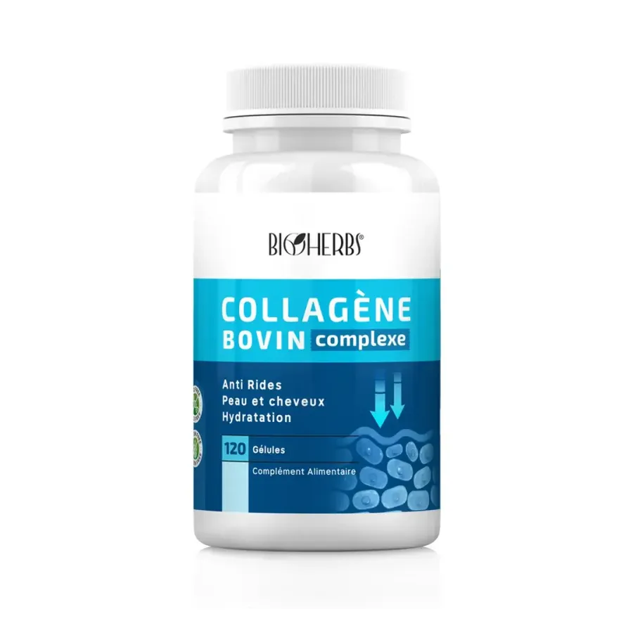 CollagÈne Bovin Complexe 120 Gélules Bioherbs