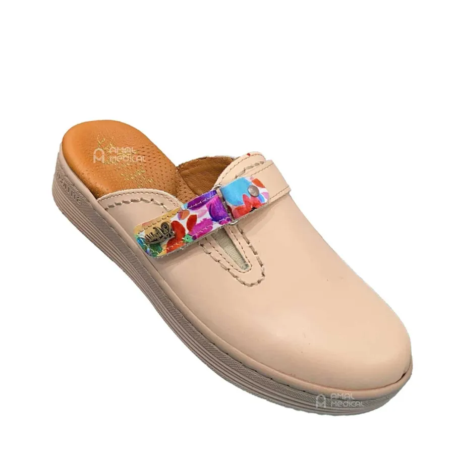 STI Orthopedic - Sabot orthopédique femme FS05 - saumon fleuri