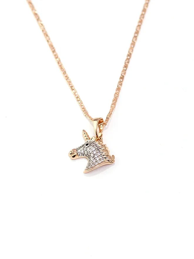 Collier pendentif tête de cheval