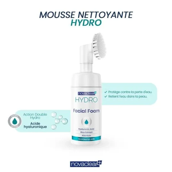 NOVACLEAR Hydro Facial Mousse Nettoyante,100ml