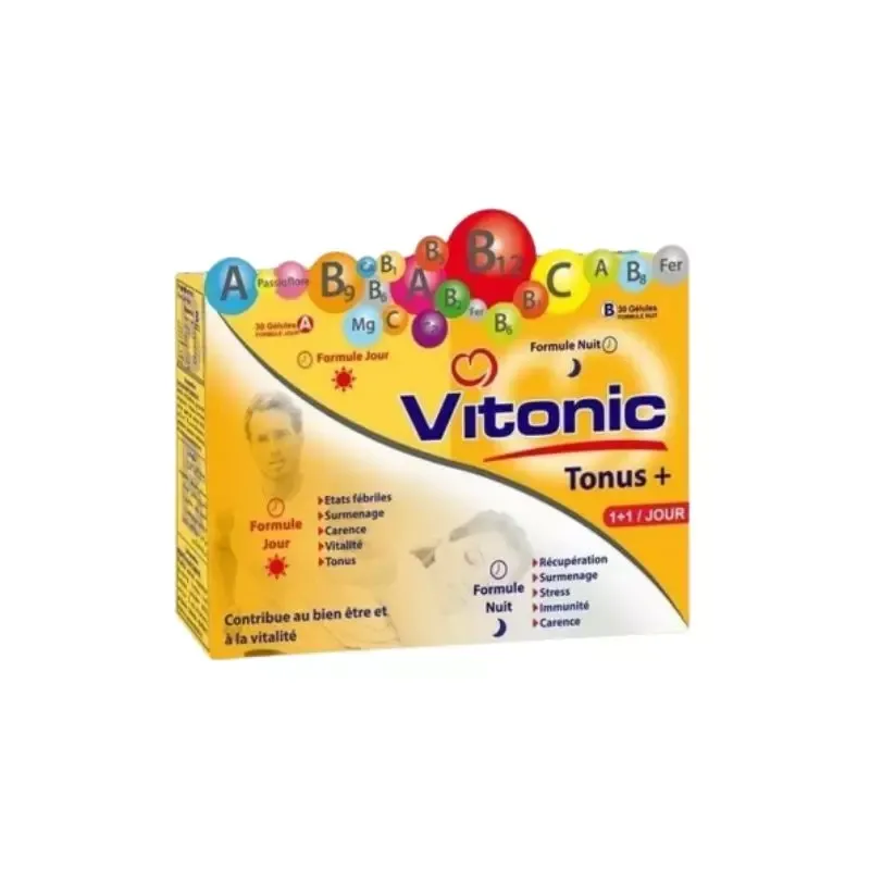 Vitonic Tonus+ Jour Nuit 30 Gélules