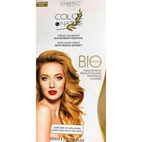 Crème Colorante - Startec - blond trés clair doré cendré - Ref 9.13