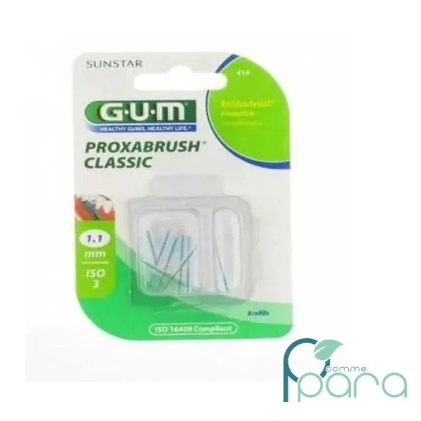 GUM Brossette Ultrafine Conique 1,1mm 414