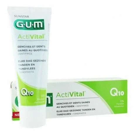 Gum activital dentifrice Q10