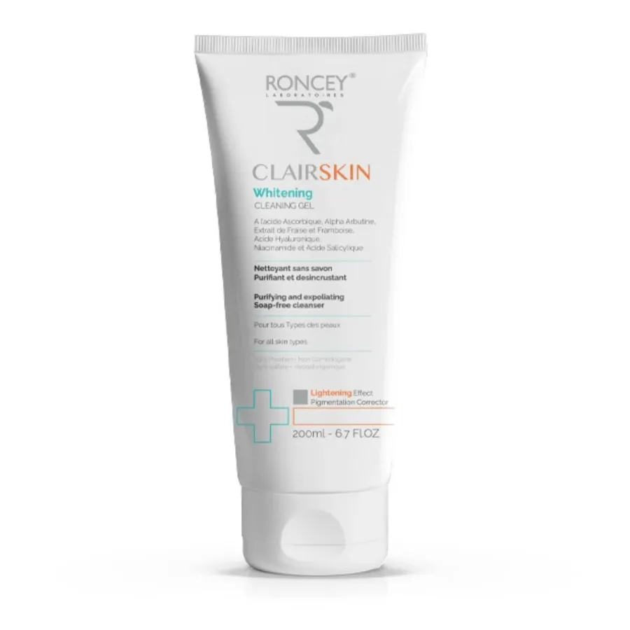 Roncey Clairskin Gel Nettoyant Eclaircissant Anti Tâches 200 mL