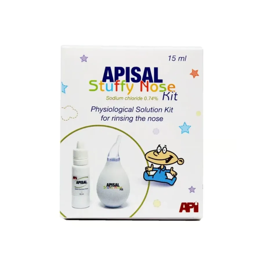 APISAL STUFFY NOSE KIT ( GOUTTES NASALES 15ML + MOUCHE )
