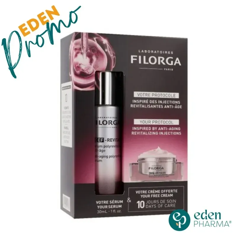 Filorga Ncef Revitalize Serum 30 ml + Creme Anti-Age 15 ml Gratuit