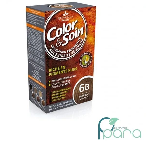 3 Chênes Color&Soin Marron Cacao 6B