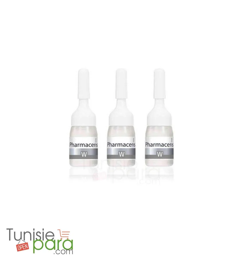 PHARMACERIS W ALBUCIN PP 3 AMPLOULES+Pharmaceris puri albucin Mousse gratuit