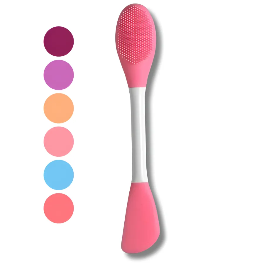 KISS LOVELY - DOUBLE HEAD MASK BRUSH EN SILICONE 2EN1