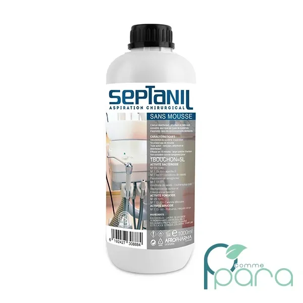 SEPTANIL Désinfectant Concentré Aspiration Chirurgicales,1L