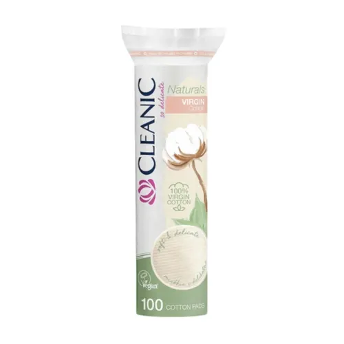 CLEANIC NATURALS DISQUES DE COTON VIERGE 100 PIECES