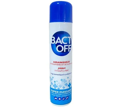 Assainisseur d'atmosphère et de surfaces - Bact Off - 300ml