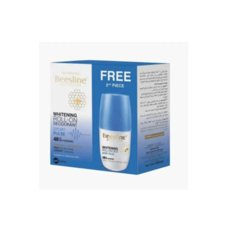 BEESLINE DEO ECLAIR SPORT PLUS ROLL-ON 50ML LOT2 1+1 FREE