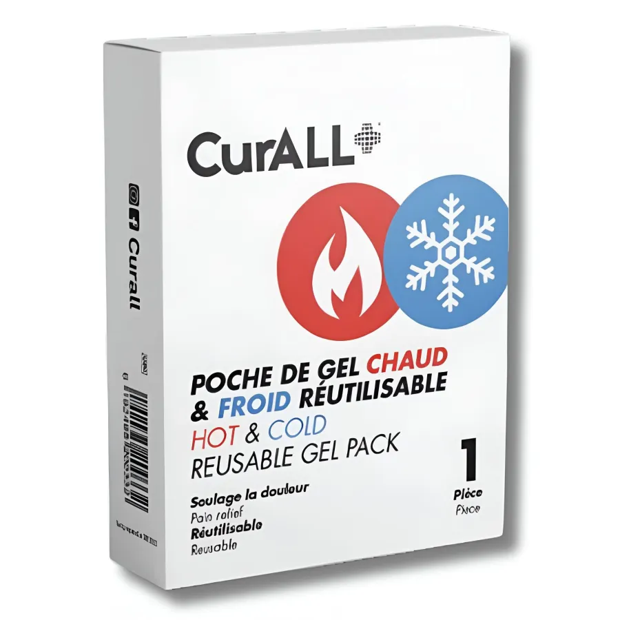 CURALL - POCHE DE GEL CHAUD FROID 15*20CM