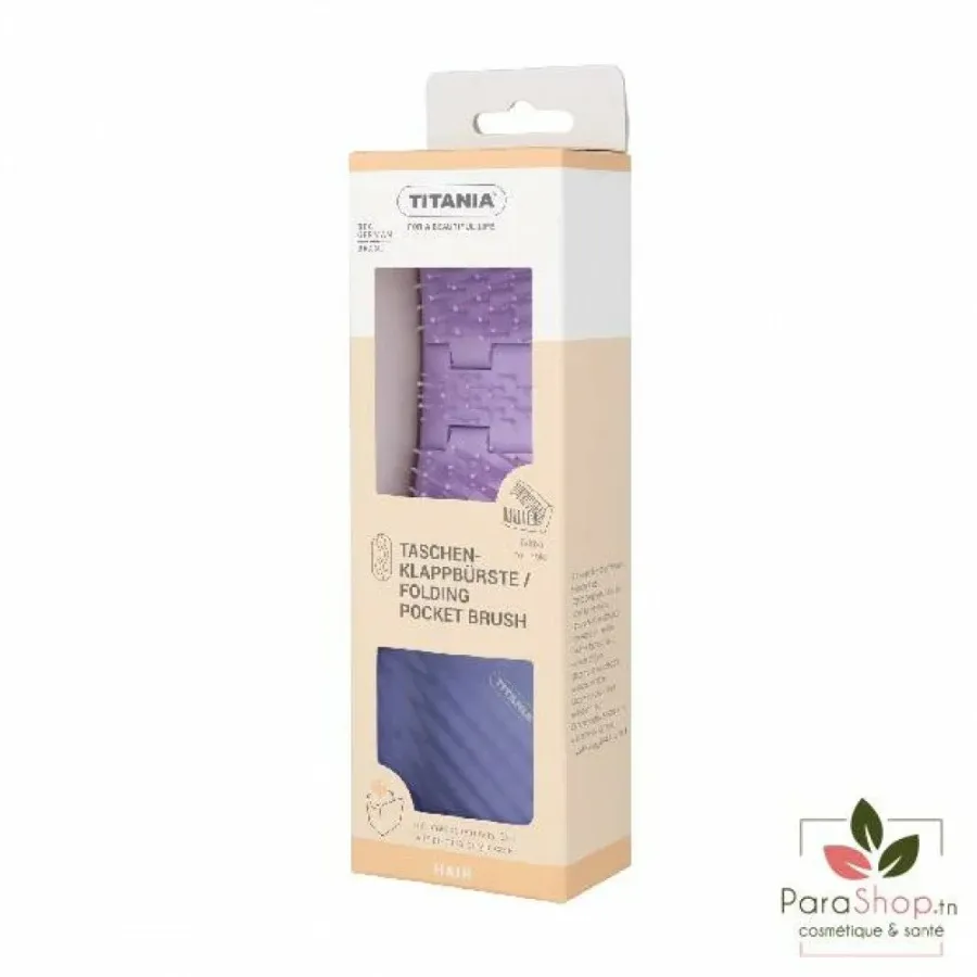TITANIA Brosse Pliable Avec Etui Acrylique - 1778