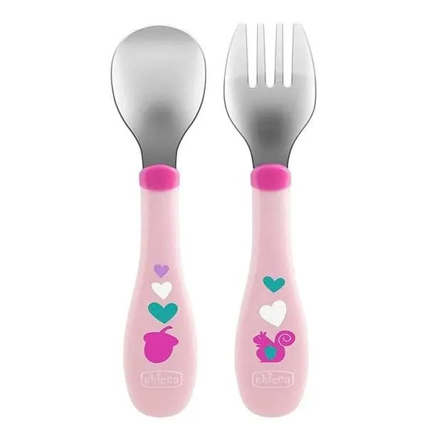 CHICCO Set en métal 18m+ ROSE