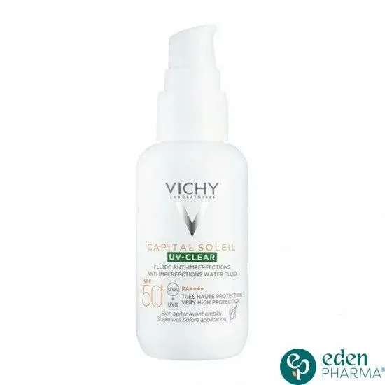 Vichy Capital Soleil Uv-Clear SPF50+ Fluide Aniti Age 40 ml