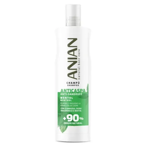ANIAN SHAMPOING ANTI PELLICULAIRE AU MENTHOL 400ML