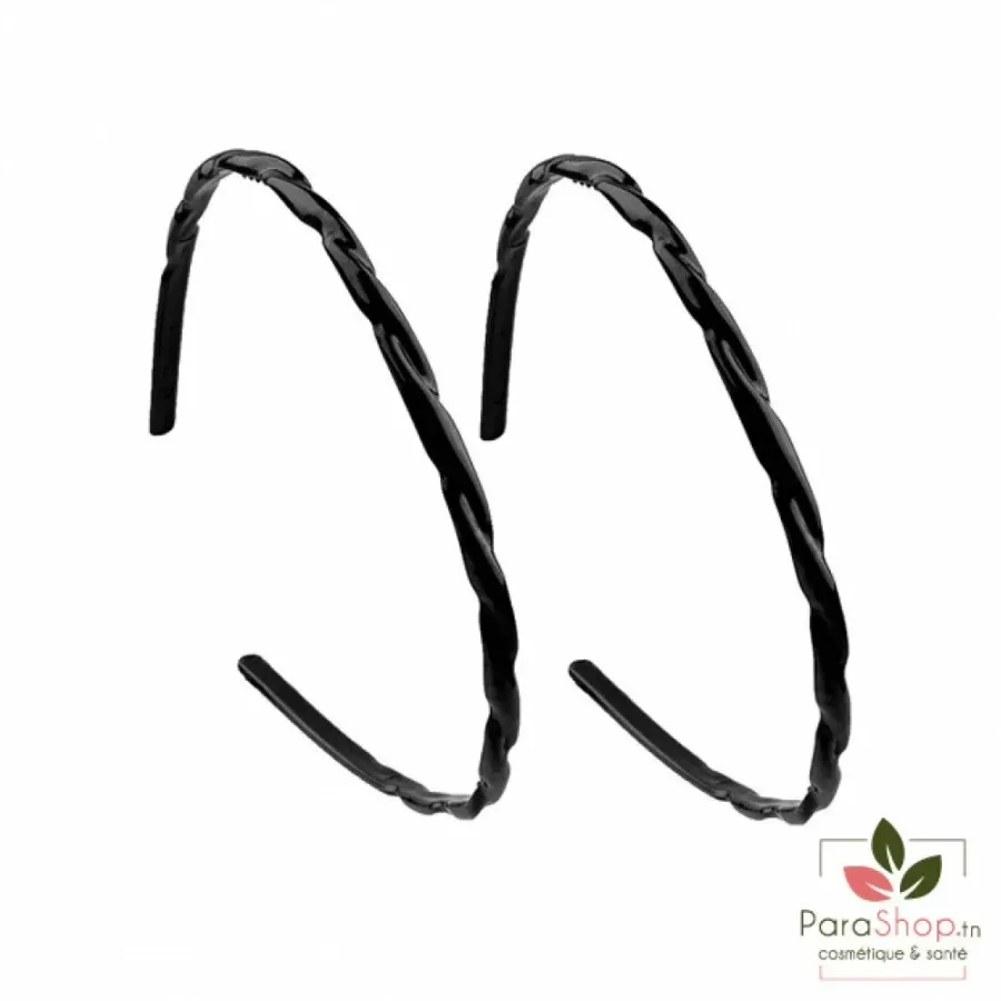 TITANIA 2 Serre Tete Curl Noir - 7963