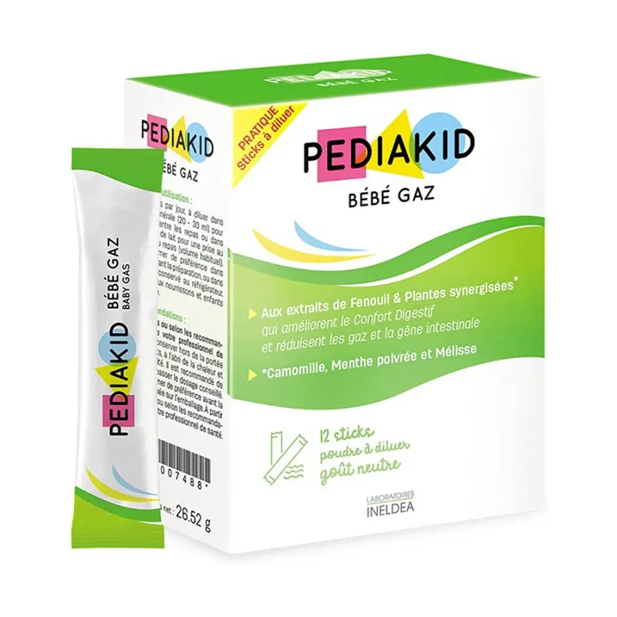 Pediakid Bébé Gaz 12 sticks