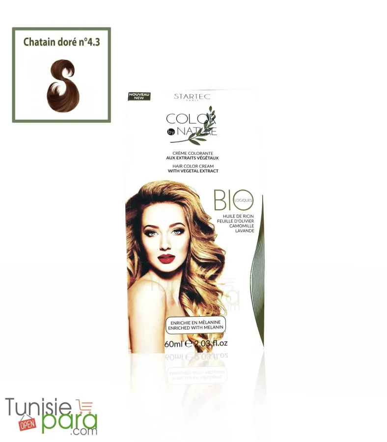 Startec coloration chatain doré n° 4.3