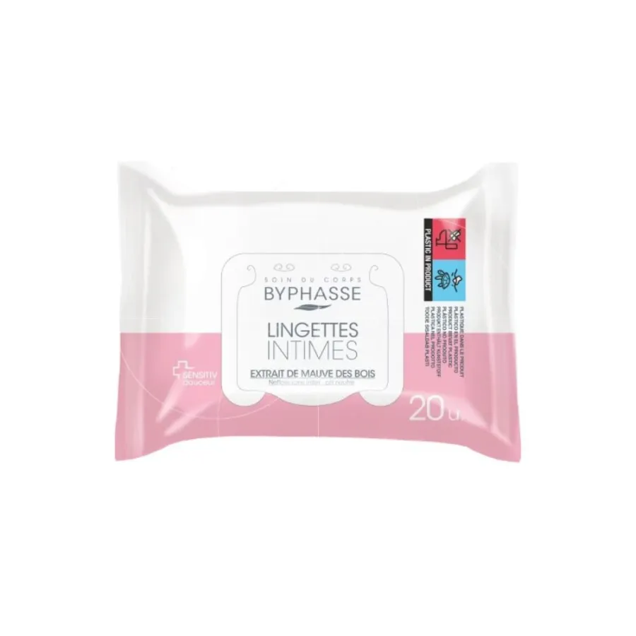 Byphasse Lingettes Intime PH Neutre 20 Unités