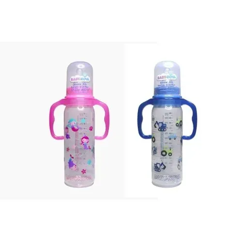 Baby Nova Biberon en Plastic Avec Anses 240 ml
