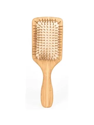 VEPA brosse cheveux carre en bois inter blanc MB4-1