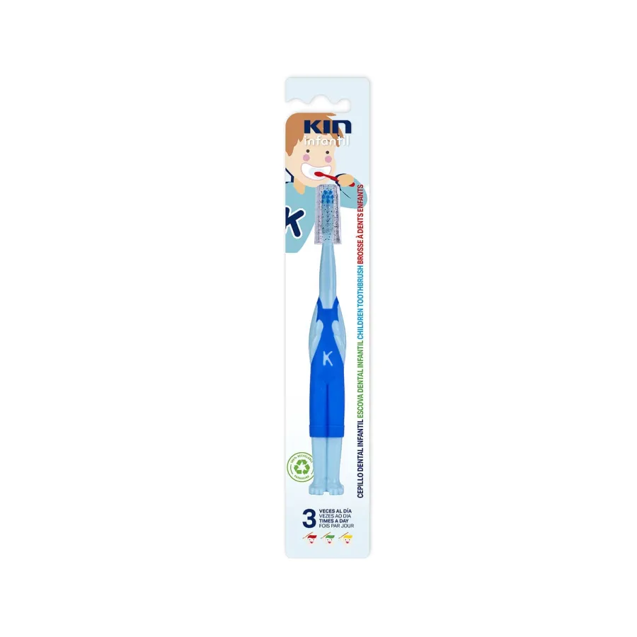 Kin Brosse à Dents Enfant 3-5 ans Bleu