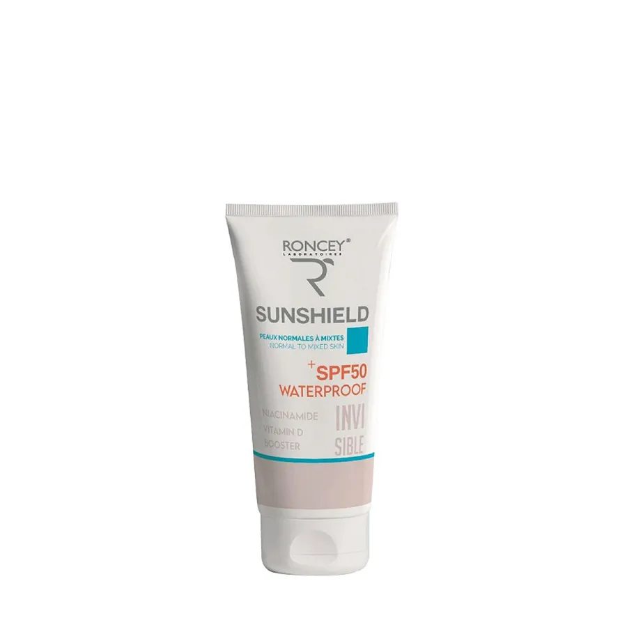 Roncey Sunshield - Crème solaire invisible SPF50+ pour peaux normales à mixtes - 50ml