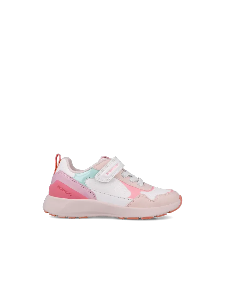 BIOMECANICS Chaussure sport blanc et corail (Maille) Pointure 28 Réf: 252279-C841