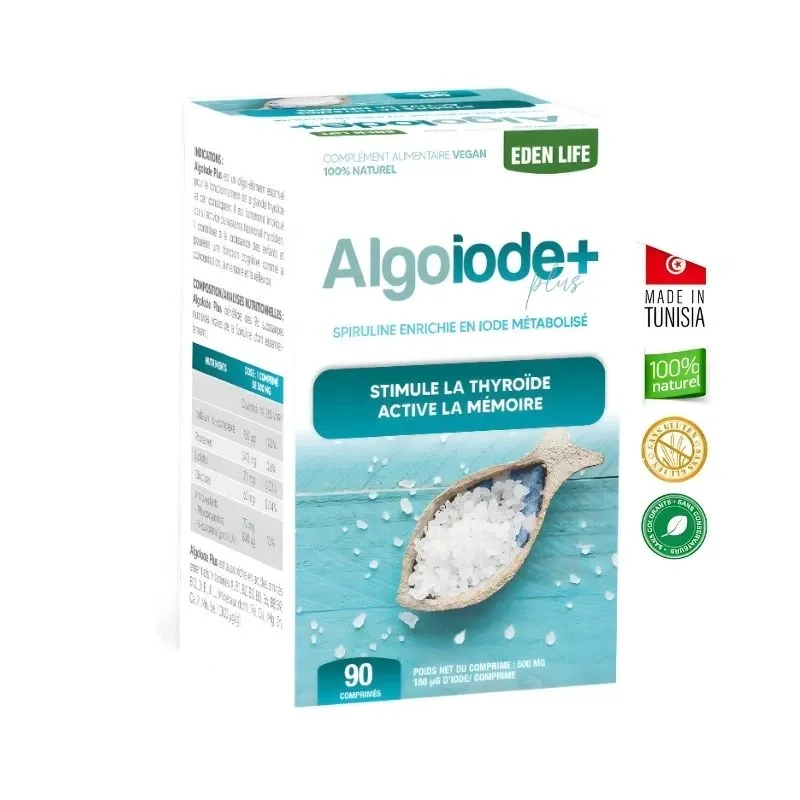 EDEN LIFE Algo iode Plus B/90 Comprimés
