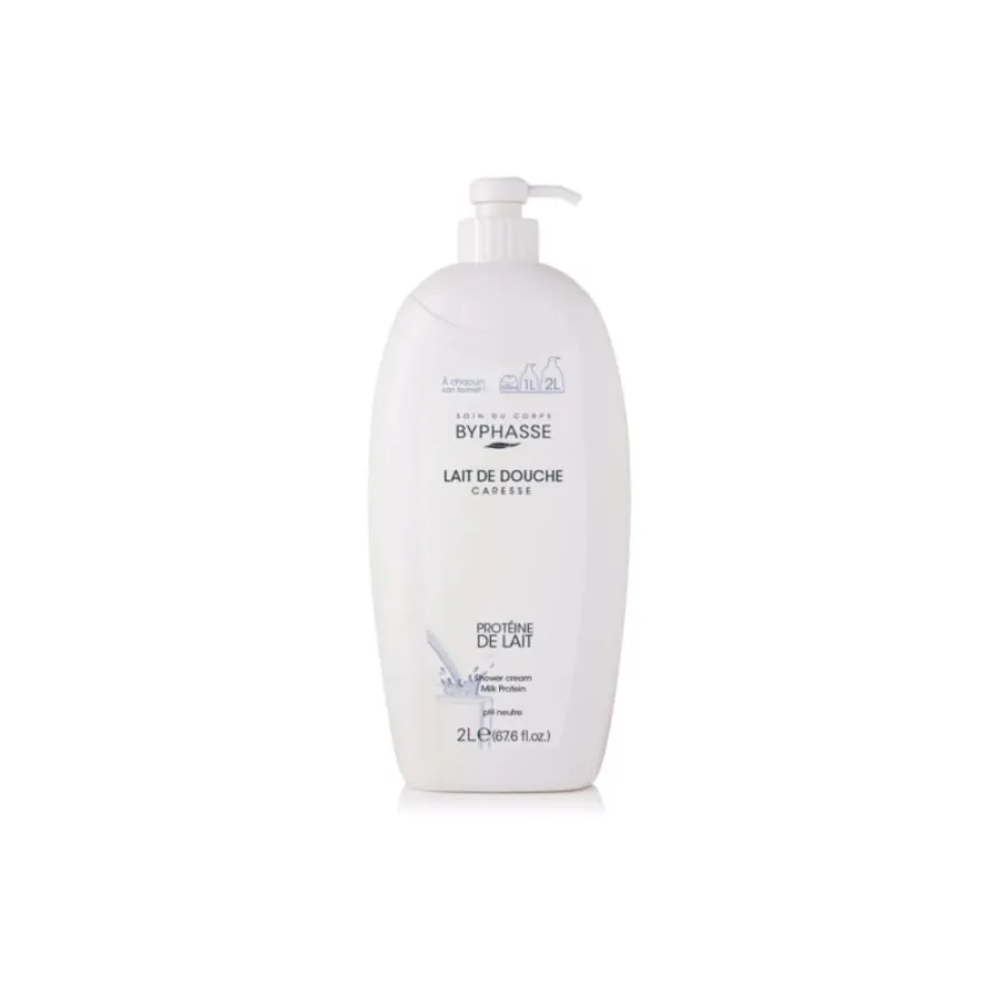 Byphasse Caresse Lait de Douche Protéine de Lait 1 L