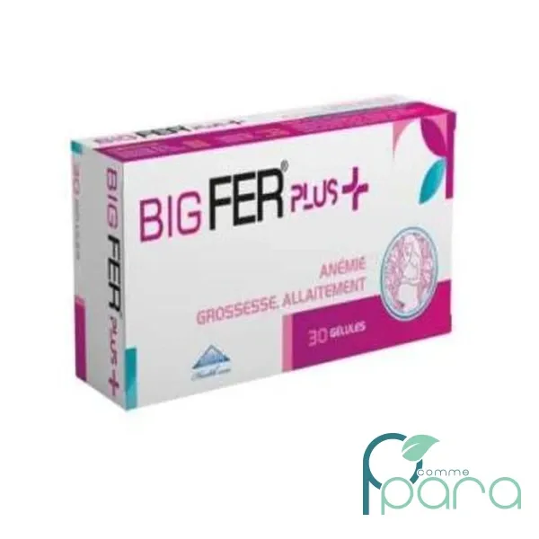 BIGFER Plus, Boite 30 Gélules