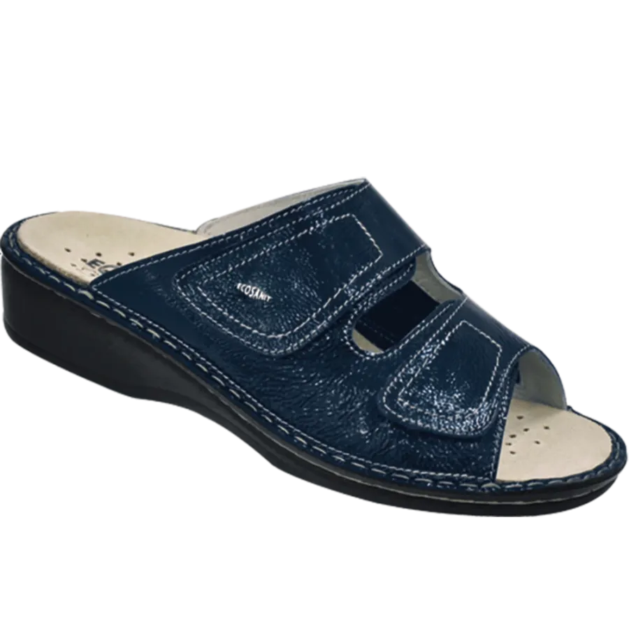 Mules femme Clea A bleu