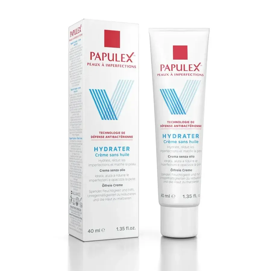 Papulex Hydrater Creme Oil Free - Peaux à Imperfections - 40ml