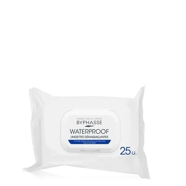 Byphasse Waterproof Make-up Remover Wipes Sensitive Ski 25