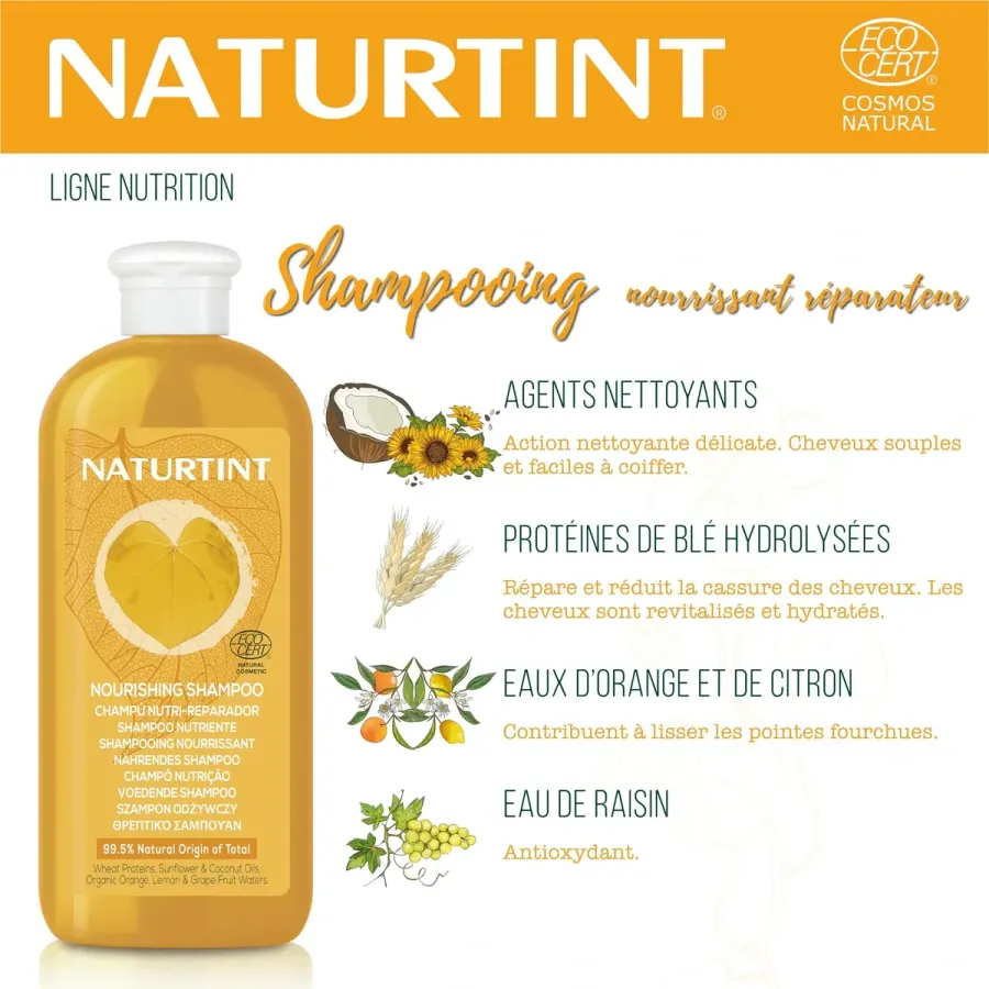 Naturtint Shampooing Nutri Reparateur 330 ml