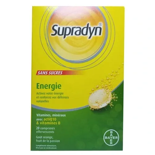 Supradyn Energie 20 Comprimés Effervescents