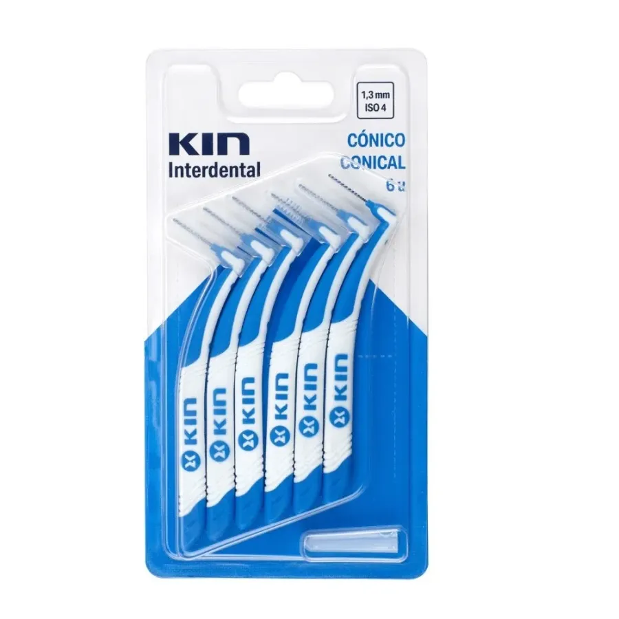 KIN BROSSETTE INTERDENTAIRE CONIQUE 1,3MM 6 UNITES