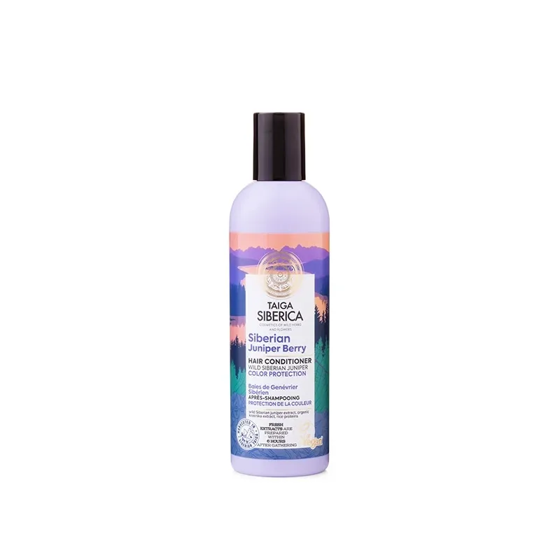 NATURA SIBERICA Après-shampooing Protection de Couleur baies de genévrier de Sibérie 270ml